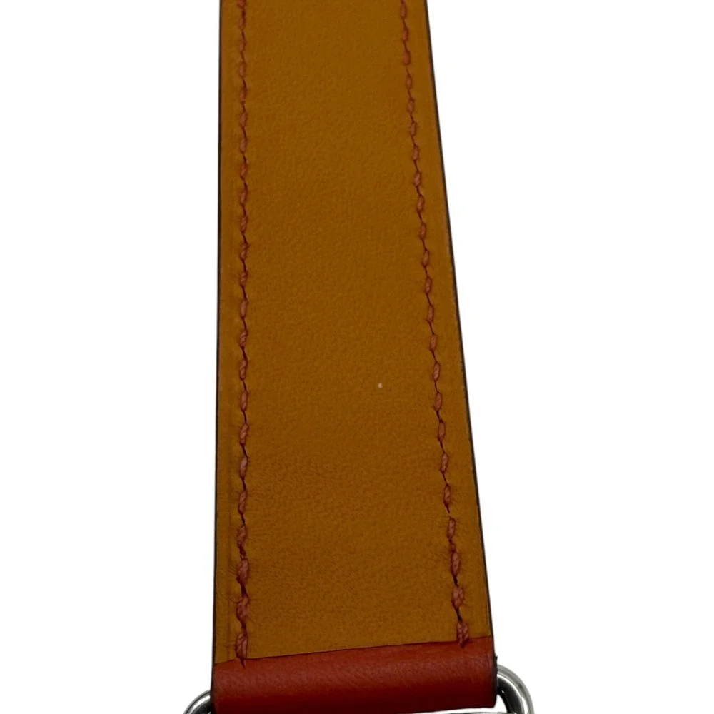 Apple Hermès Tour Watch Band Leather Rope Print Stainless Steel Excellent